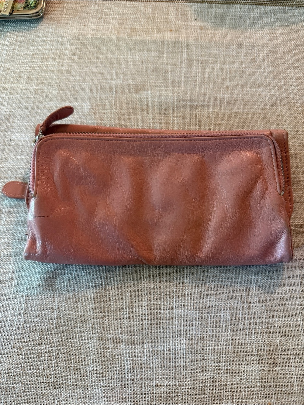 Pink Latico leather wallet/pouch